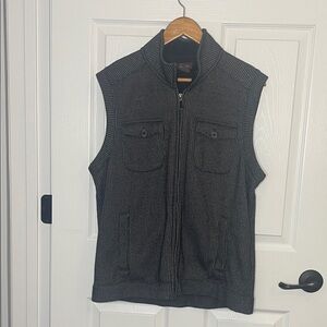 Tasso Elba Charcoal Sleeveless Vest